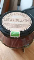 Pate a tartiner chocolat noisettes lait & feuillantine bio