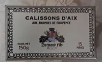 Calissons d'aix aux amandes de provence