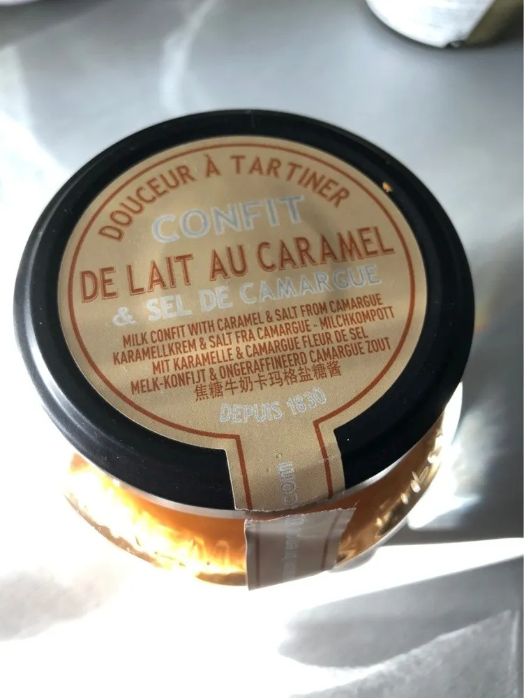Confit de lait au caramel