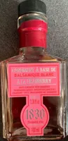 Condiment balsamique blanc à la cranberry