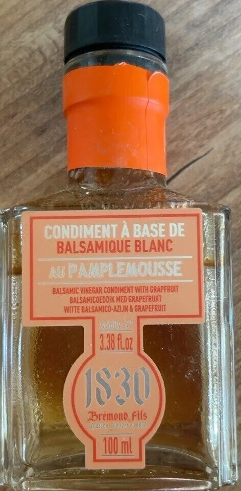 Balsamique blanc au pamplemousse