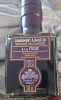 Condiment a base de vinaigre balsamique a la figue