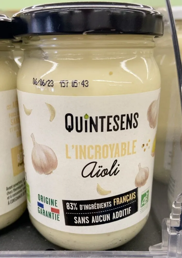 l’incroyable aïoli