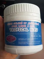 Sucre coloré et aromatisé pour barbe à papa - tropical bleu