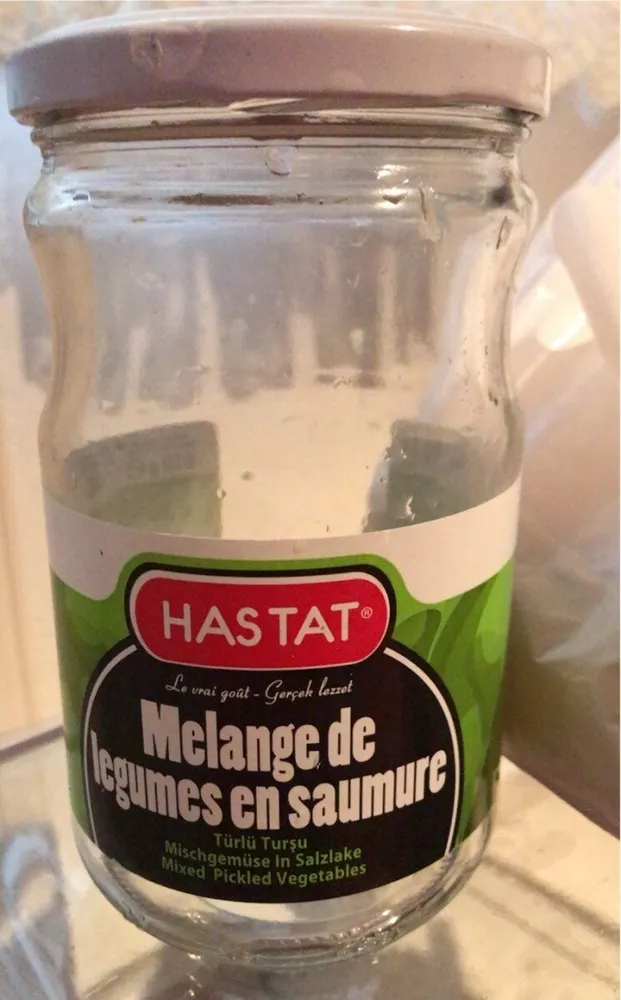 Melange de legumes en saumure
