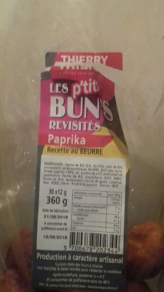 Les P'tits Bun's Revisités Paprika