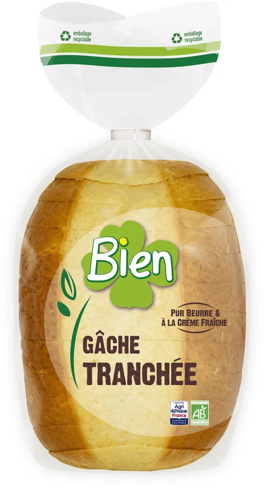 Gache tranchee bio* nature 400g