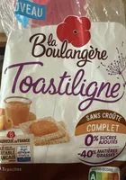 Pain de mie sans croûte Toastiligne complet 330g