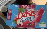 oasis sorbet pomme cassis framboise