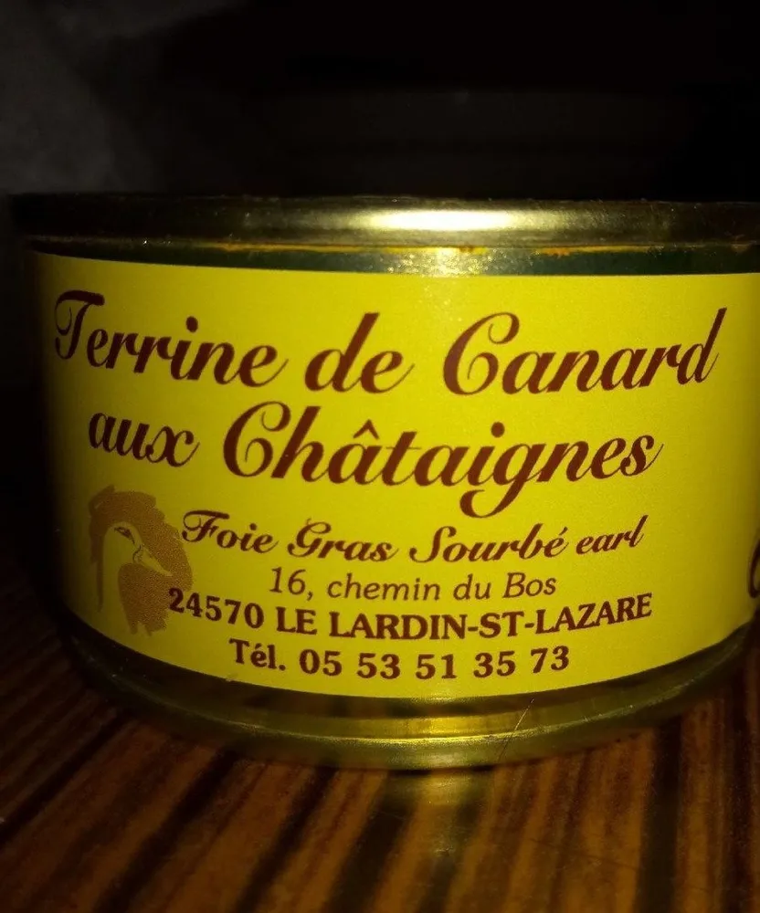 Terrine de canard aux châtaignes