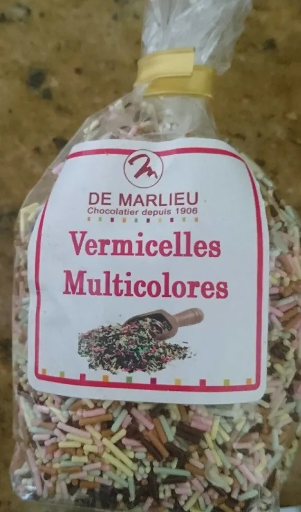 Vermicelles multicolore