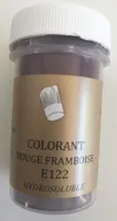COLORANT ROUGE FRAMBOISE E122 HYDROSOLUBLE