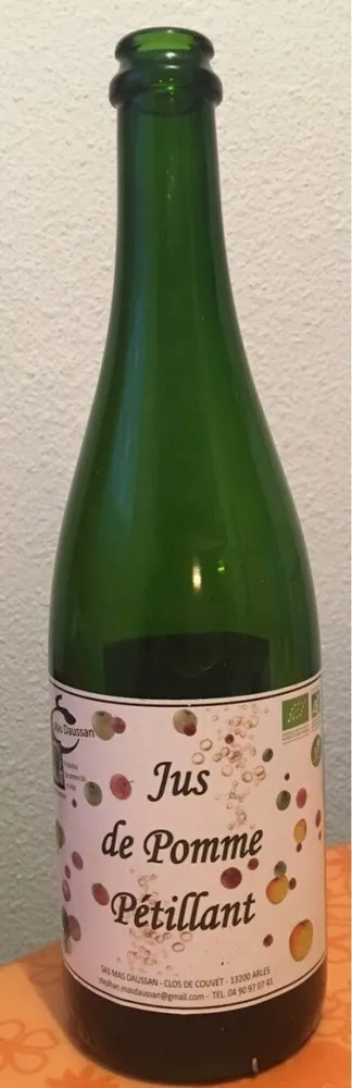 Jus de pomme petillant