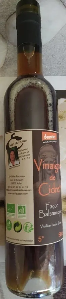 Vinaigre de cidre façon balsamique