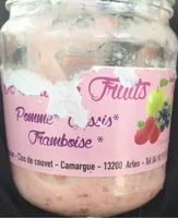 Compote fruits pomme cassis framboise