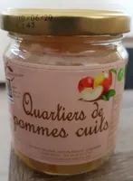 Quartier de pommes cuits