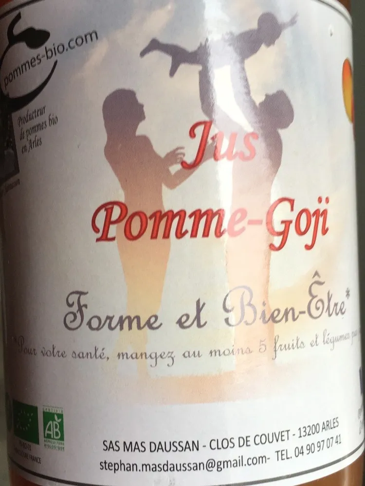 Jus pomme goji