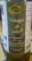 Vinaigre de cidre au romarin