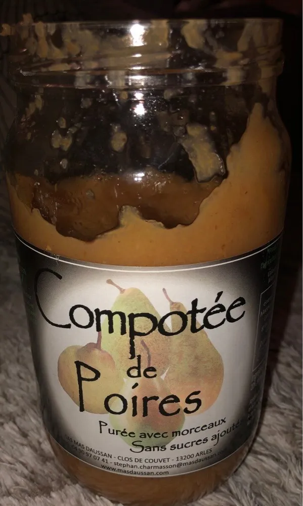 Compotée de poires