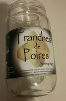 Tranches de poires au sirop léger