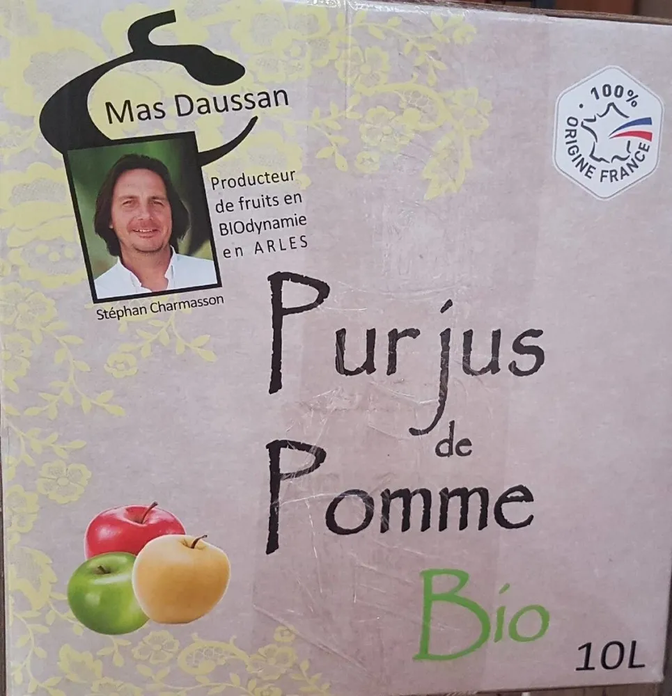 Pur jus de pomme bio