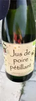 Jus de poire pétillant