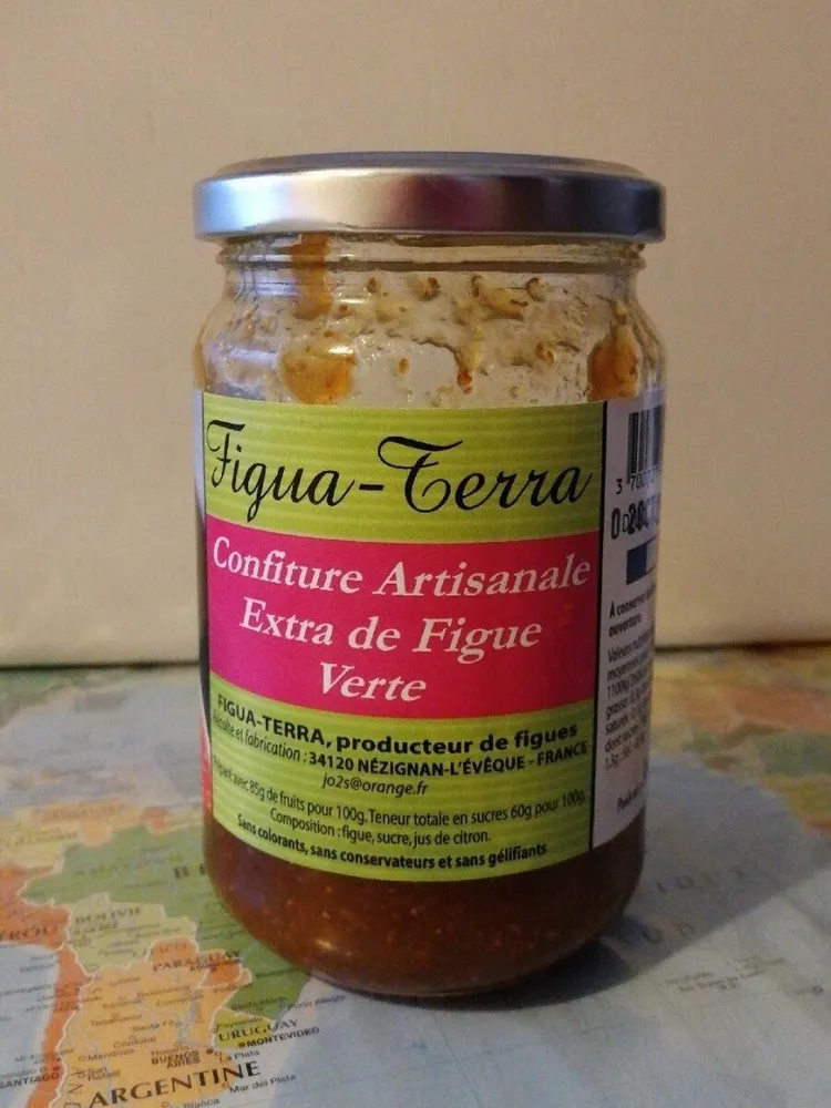 Confiture artisanale extra de figue verte