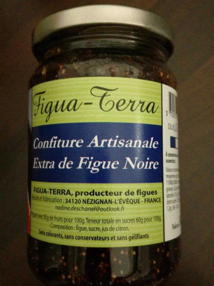 Confiture artisanale extra figue noire