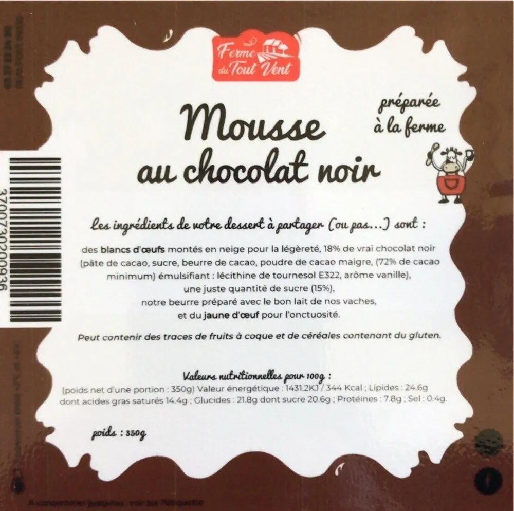 Mousse au chocolat noir