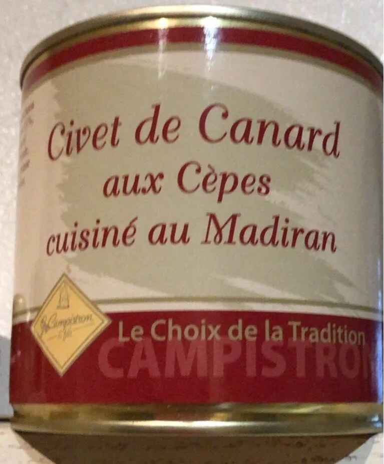 Civet de canard aux cépes