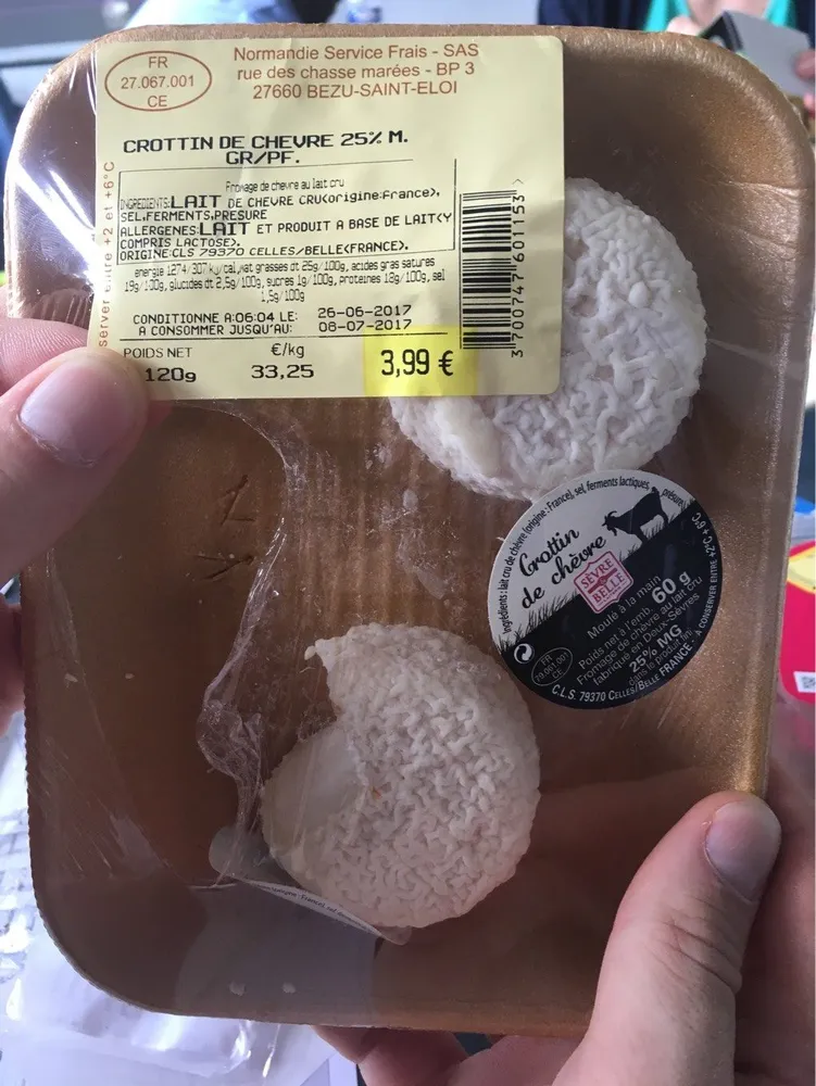 Crottin de Chèvre 25% M.G.