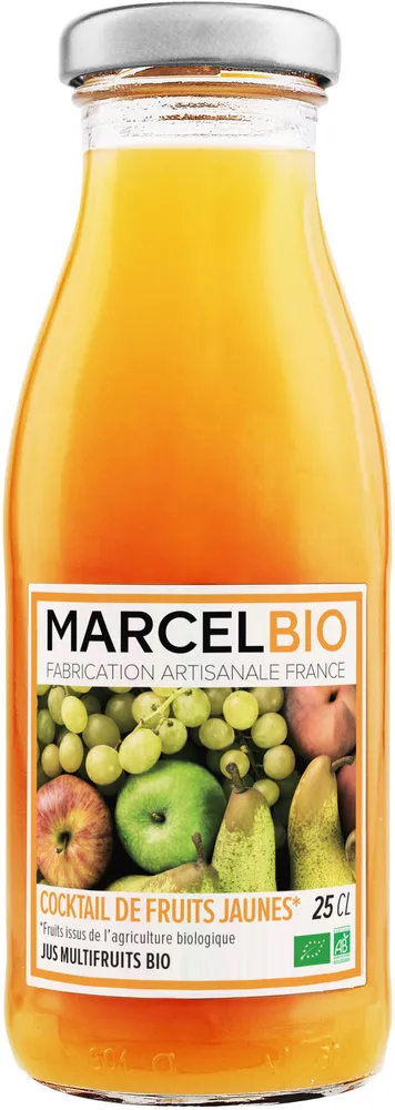 Marcel Bio Cocktail fruits jaunes Bio 25cl