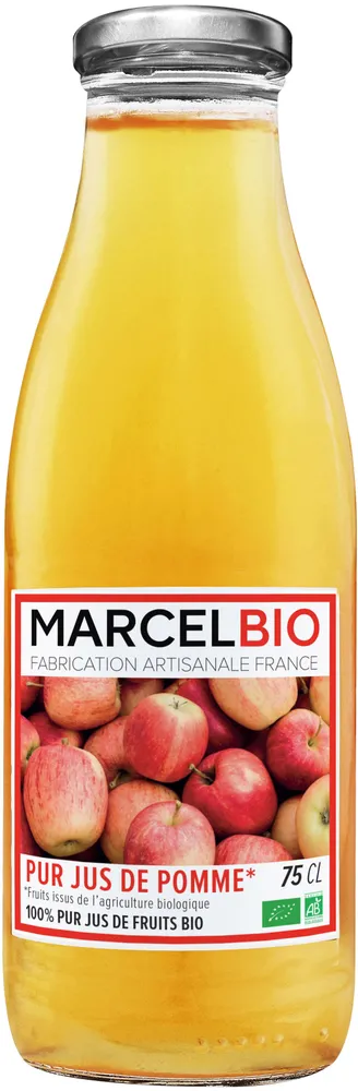 Marcel Bio Pur Jus de Pomme Bio 75cl