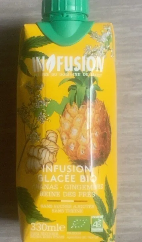 Tisane glacée bio ananas - gingembre