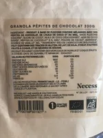 Granola pepites de chocolat 330G