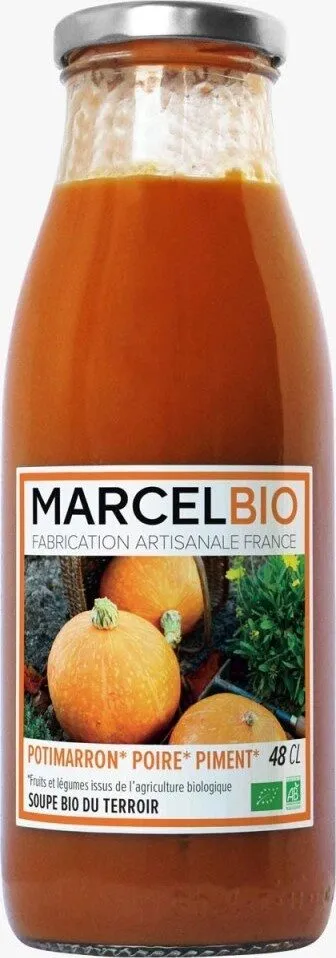Soupe Bio Potimarron, Poire, Piment
