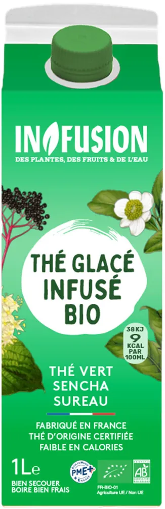 Infusion Thé vert Citron Fleur de Sureau Bio 1L