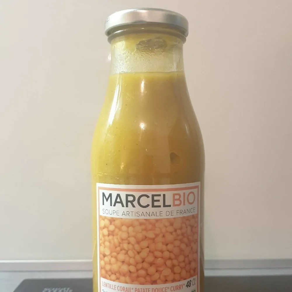 Soupe lentille corail patate douce curry
