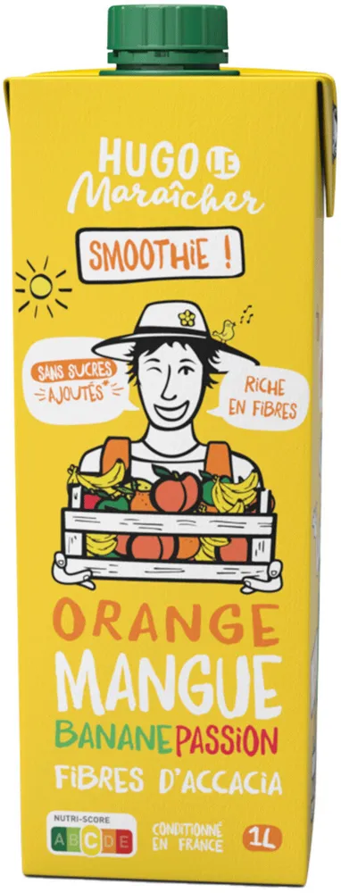 Smoothie Orange Mangue Passion 1L