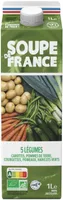 Soupe fraîche 5 légumes Bio 1L
