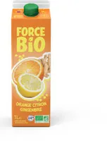 Force Bio 1L x6 Orange Citron Gingembre* (FRAIS)