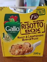 Risotto box poulet & champignons