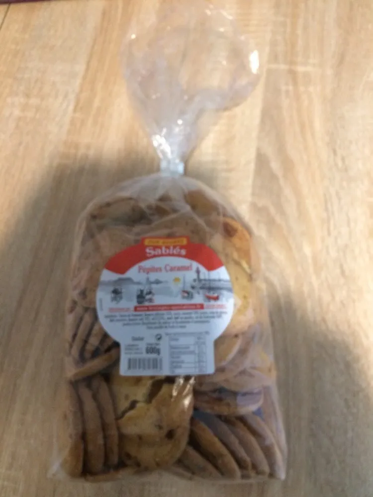 Sablés pepites caramel