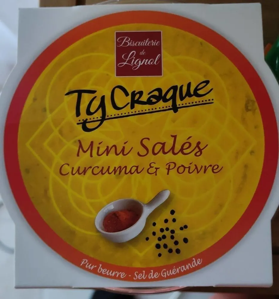 Mini salés curcuma et poivre