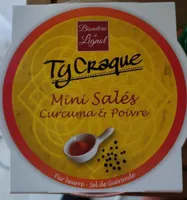 Mini salés curcuma et poivre