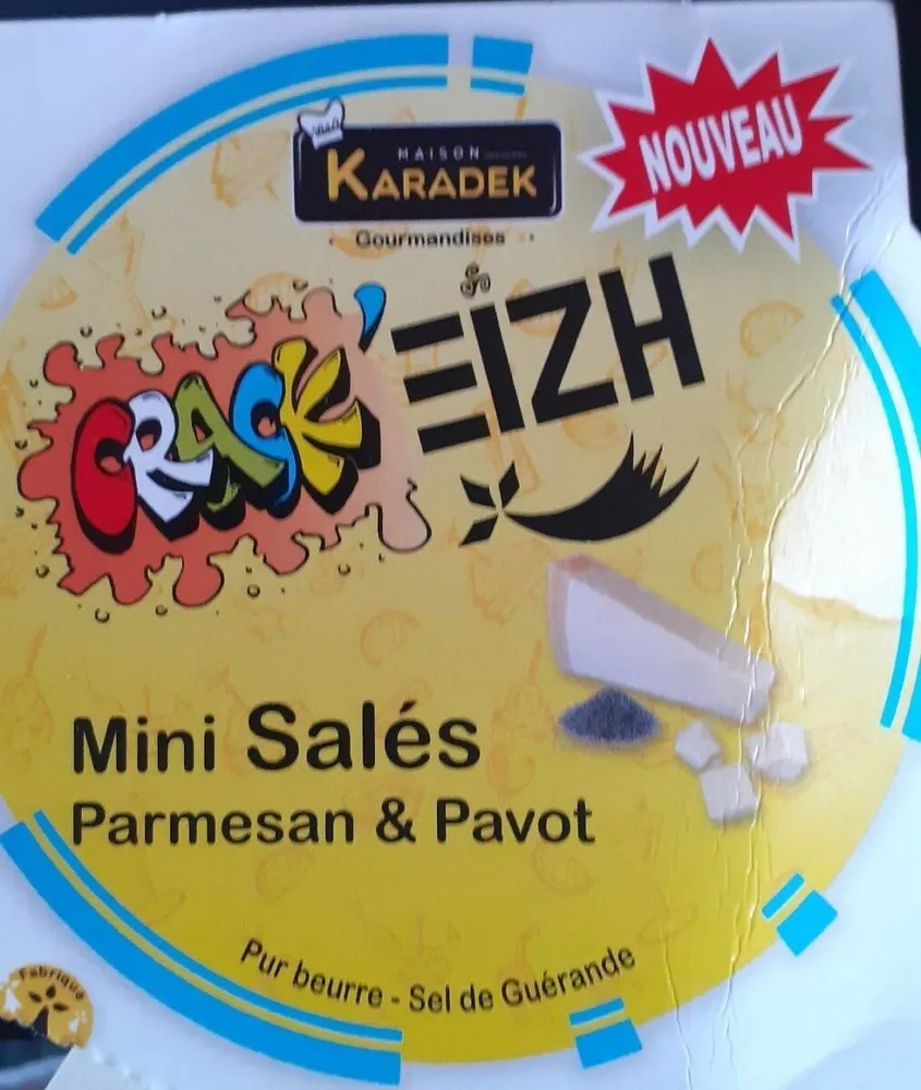Crack'EIZH Mini salés Parmesan&Pavot