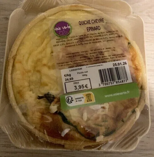 Quiche Chevre Epinard