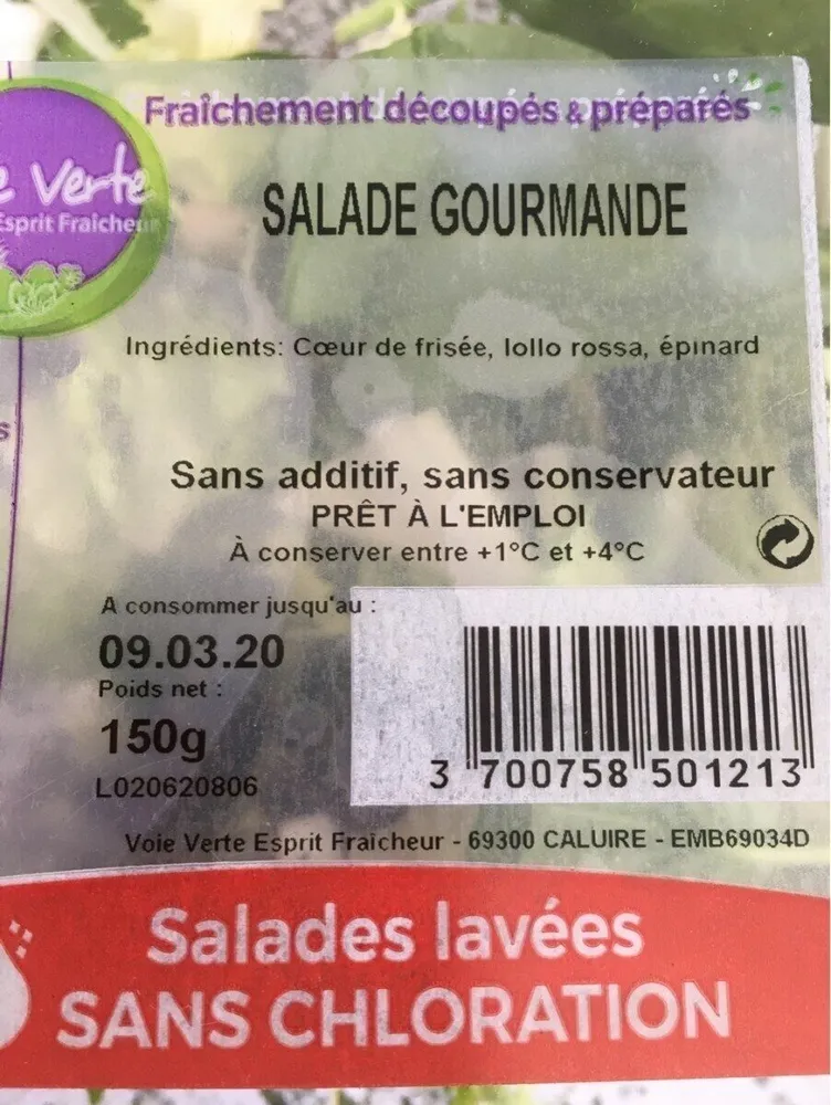 Salade gourmande