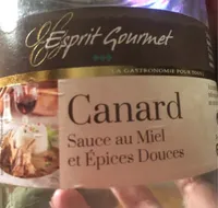 Canard sauce au miel et epices douces.  Esprit gourmet
