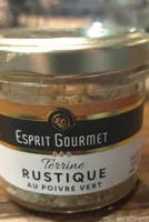 Terrine rustique au poivre vert
